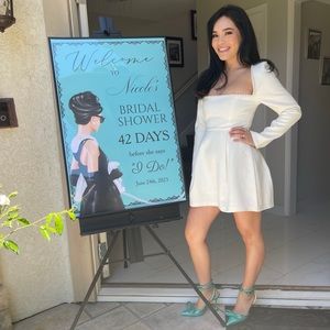 The ultimate pearl trim dress - perfect for brides